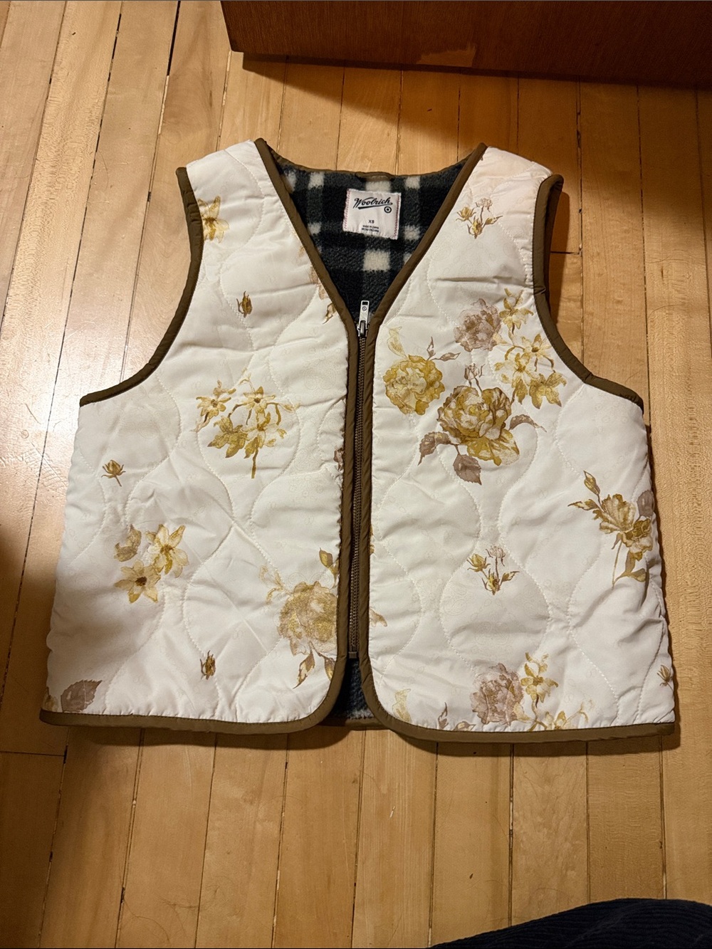 Woolrich x Target quilted / flannel vest